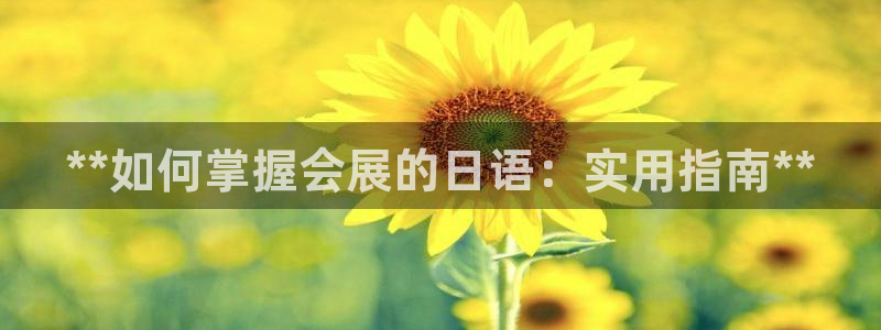 果博官方热线：**如何掌握会展的日语：实用指南**